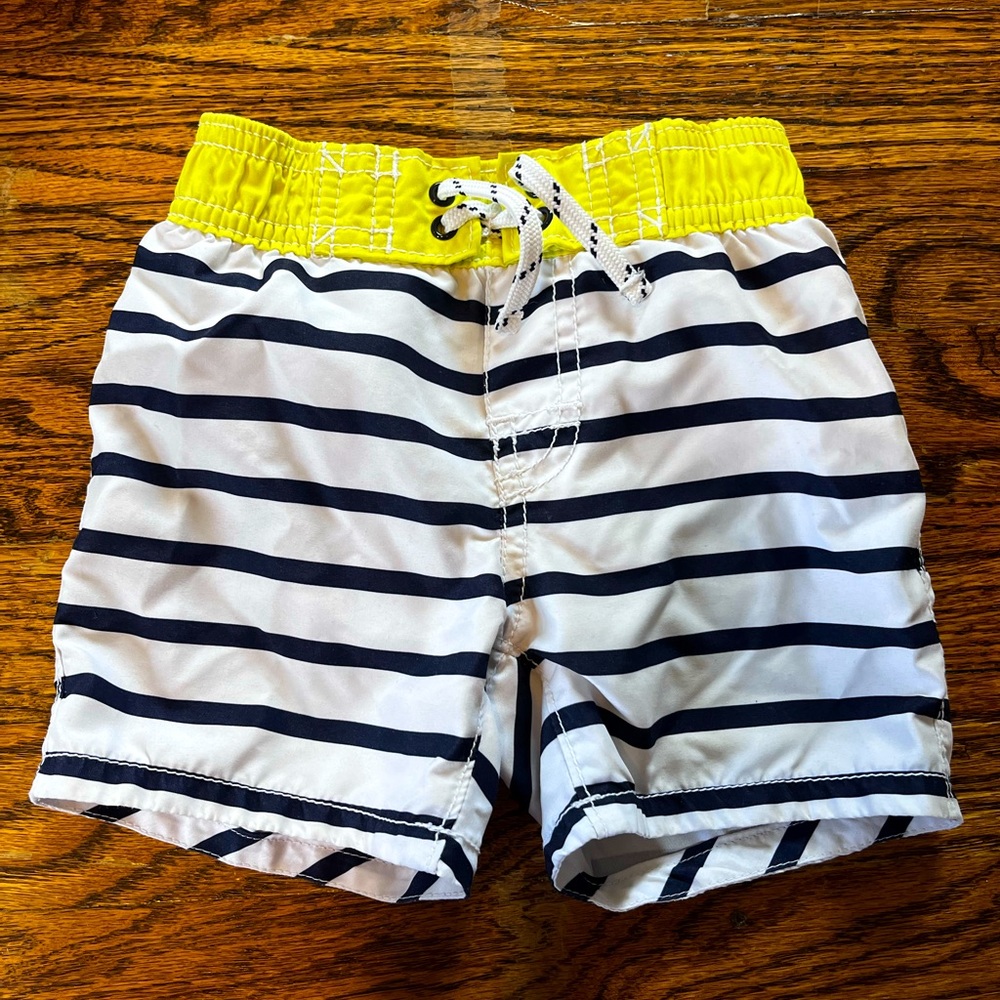 Sweet navy and white swimsuit, Baby Gap, excellent/like-new condition, 12-18mo
